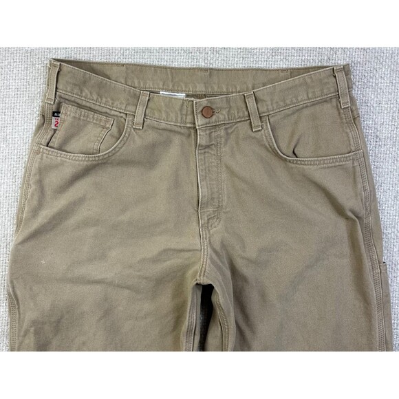 Carhartt FR Pants Mens 36x30 Flame Resistant Canvas Original Fit FRB159 Workwear - Picture 2 of 14